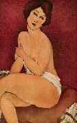 Amedeo Modigliani Nude Sitting on a Divan oil painting